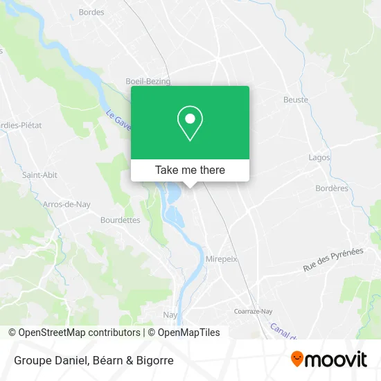 Groupe Daniel map