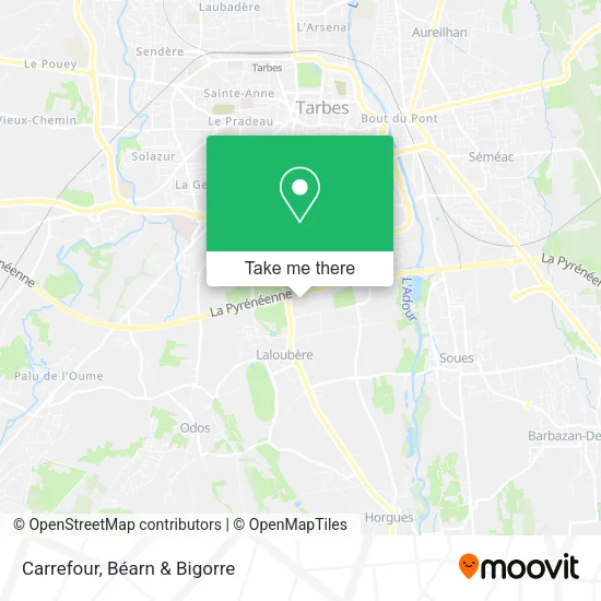 Carrefour map