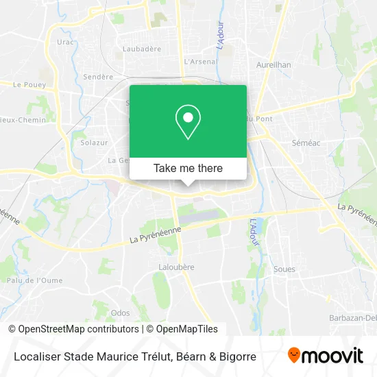 Localiser Stade Maurice Trélut map