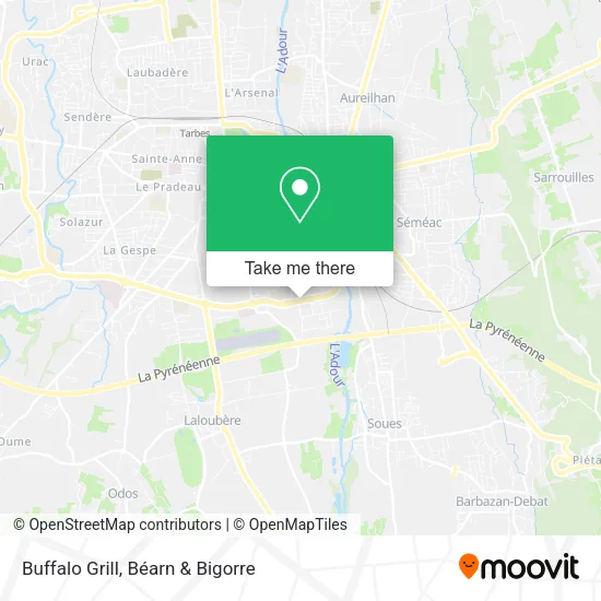 Buffalo Grill map