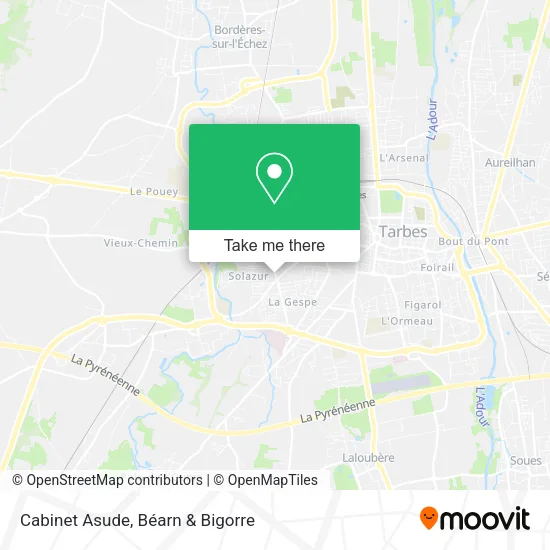 Cabinet Asude map
