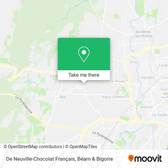 De Neuville-Chocolat Français map