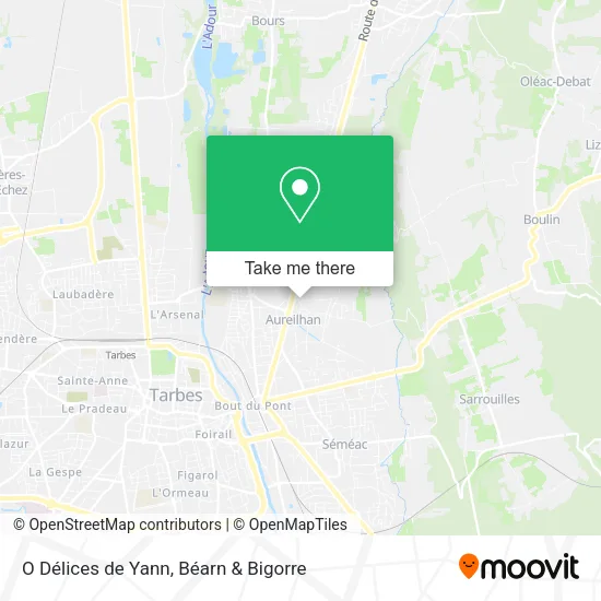 O Délices de Yann map