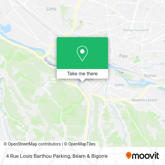 4 Rue Louis Barthou Parking map