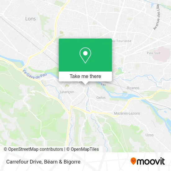 Carrefour Drive map