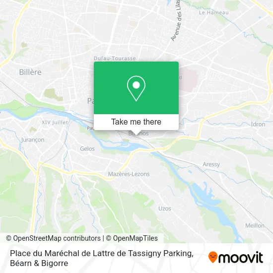Place du Maréchal de Lattre de Tassigny Parking map