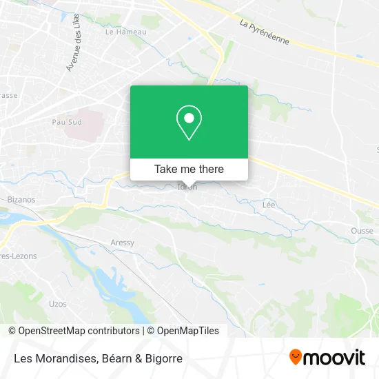 Les Morandises map