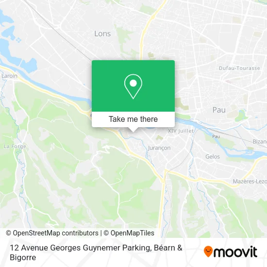 12 Avenue Georges Guynemer Parking map