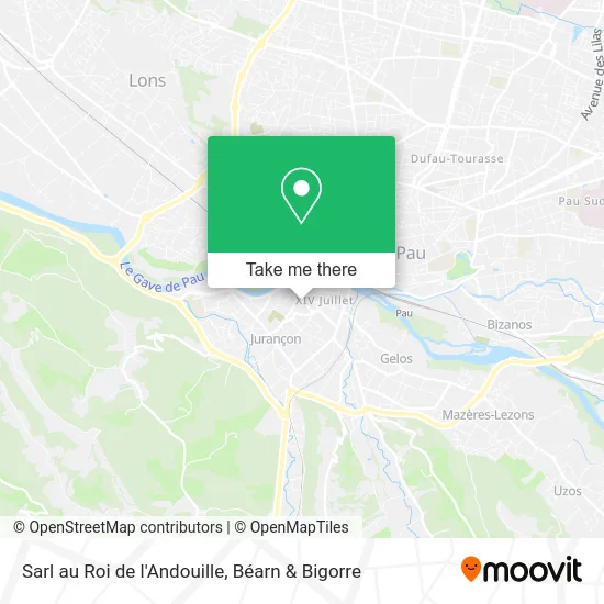 Sarl au Roi de l'Andouille map