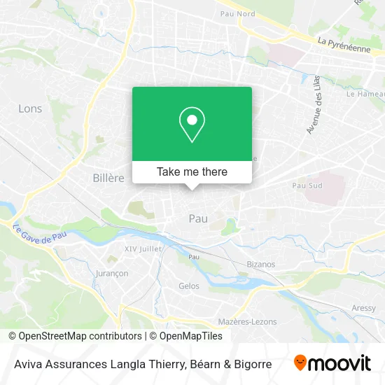 Aviva Assurances Langla Thierry map
