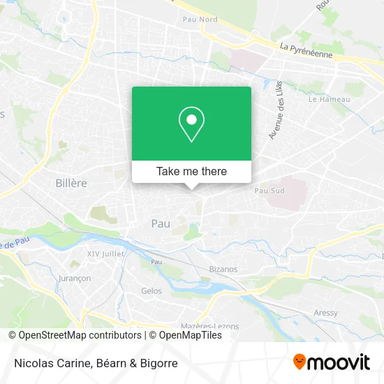 Nicolas Carine map