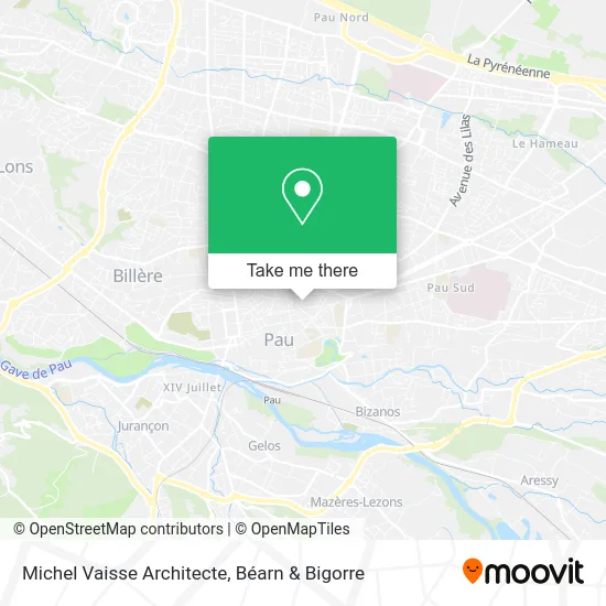 Michel Vaisse Architecte map