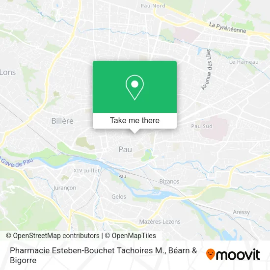 Pharmacie Esteben-Bouchet Tachoires M. map