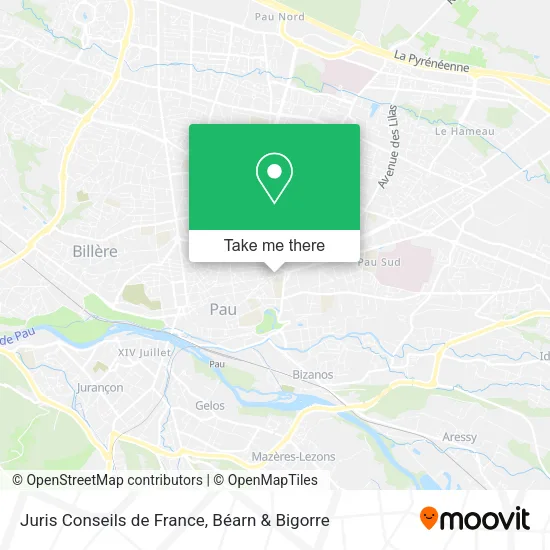 Juris Conseils de France map