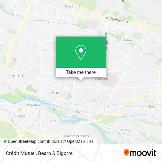 Crédit Mutuel map