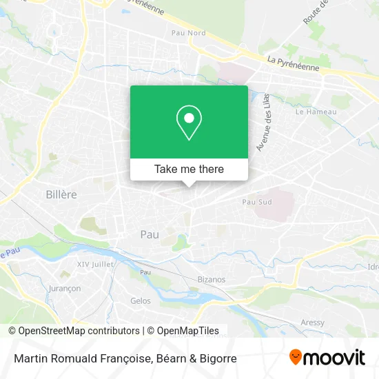 Martin Romuald Françoise map
