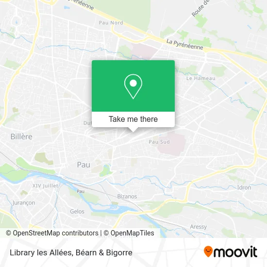 Library les Allées map