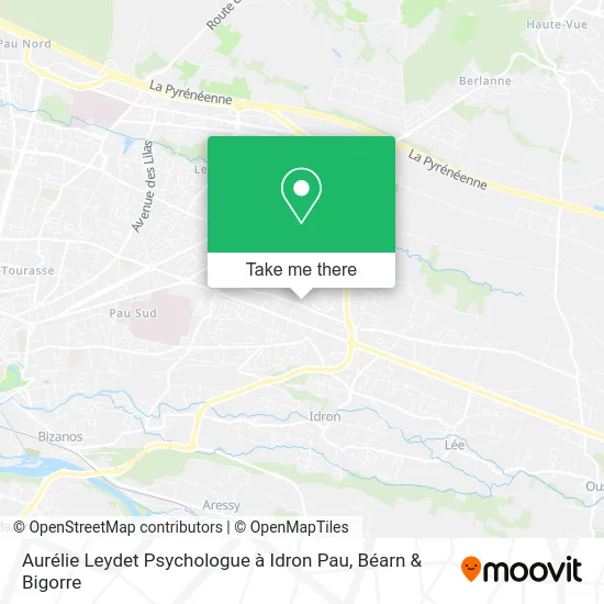 Aurélie Leydet Psychologue à Idron Pau map