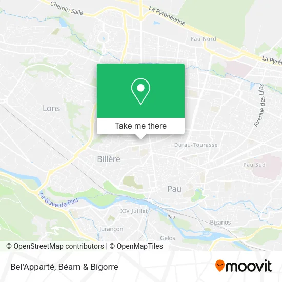 Bel'Apparté map