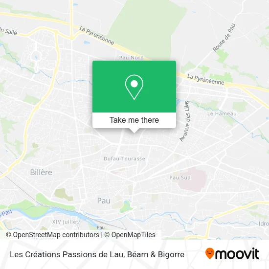 Les Créations Passions de Lau map