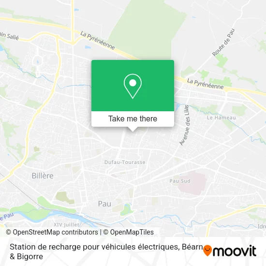 Station de recharge pour véhicules électriques map