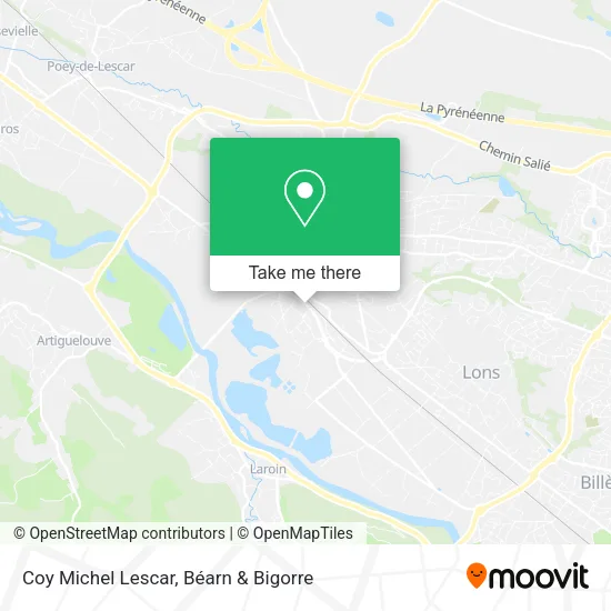 Coy Michel Lescar map
