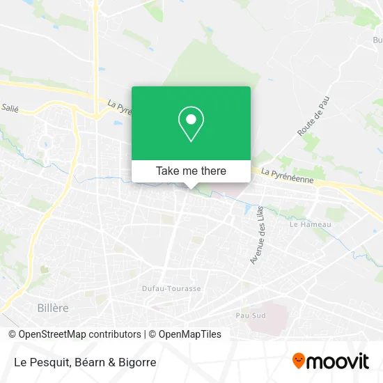 Le Pesquit map
