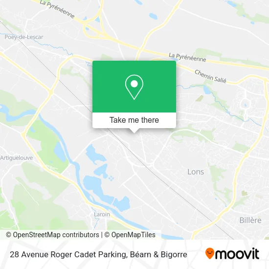 28 Avenue Roger Cadet Parking map