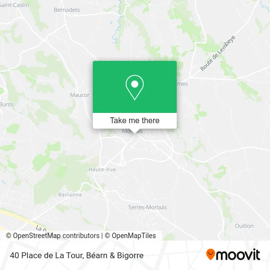 40 Place de La Tour map