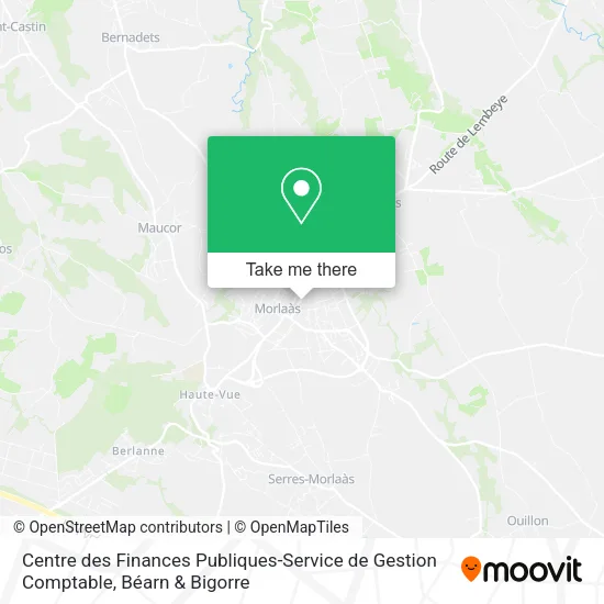 Centre des Finances Publiques-Service de Gestion Comptable map