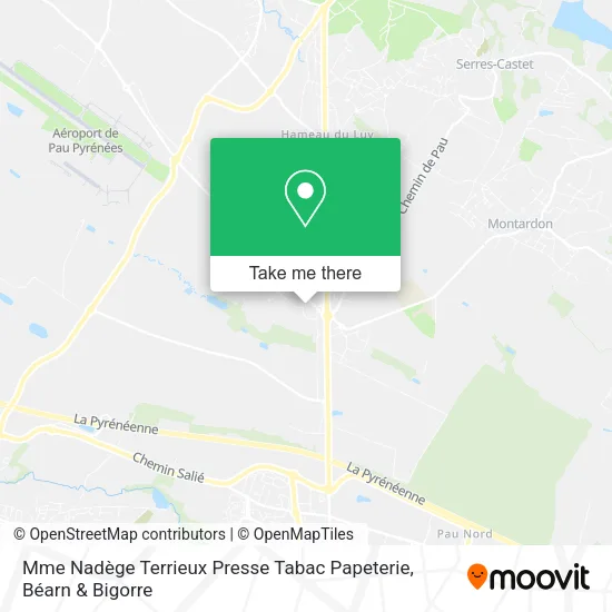 Mme Nadège Terrieux Presse Tabac Papeterie map