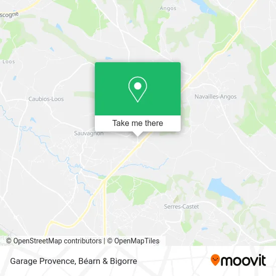 Garage Provence map