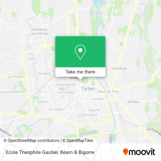 Ecole Theophile Gautier map