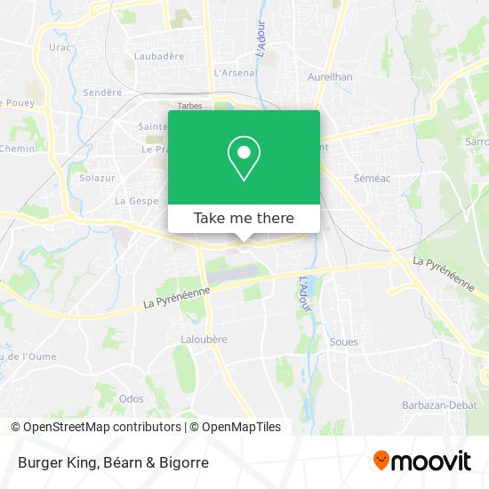 Burger King map