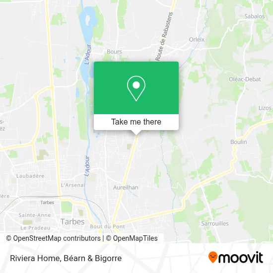 Riviera Home map