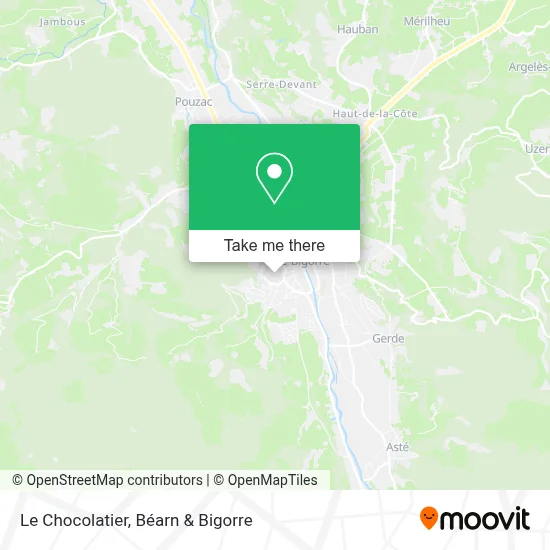 Le Chocolatier map