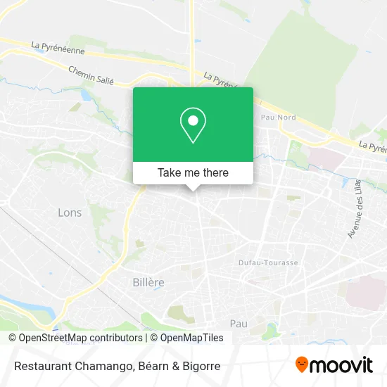 Restaurant  Chamango map