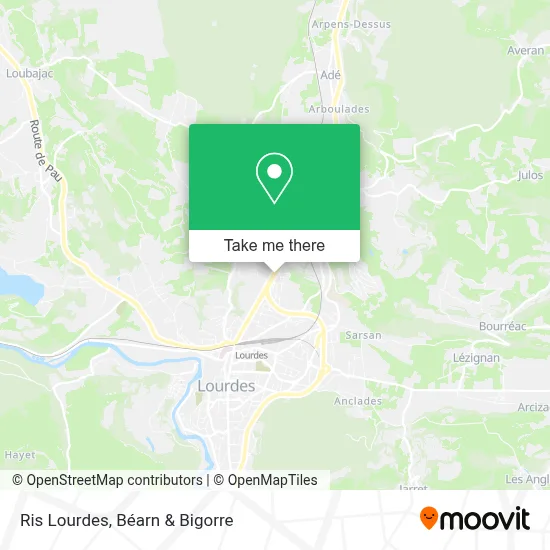 Ris Lourdes map