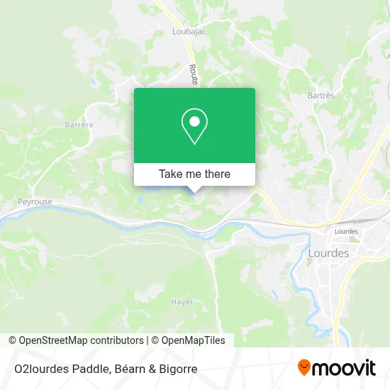 O2lourdes Paddle map