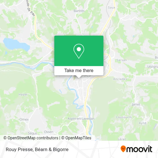 Rouy Presse map