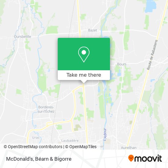 McDonald's map