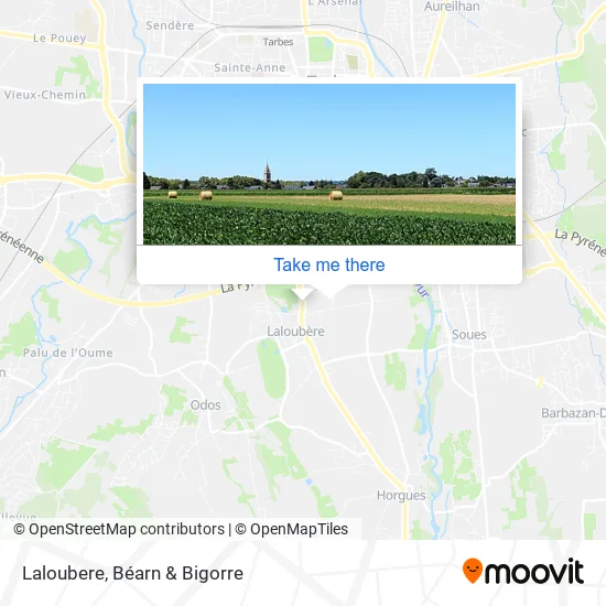 Laloubere map