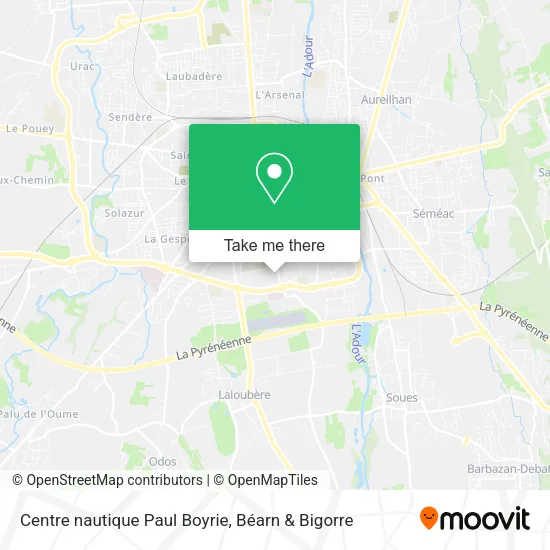 Centre nautique Paul Boyrie map