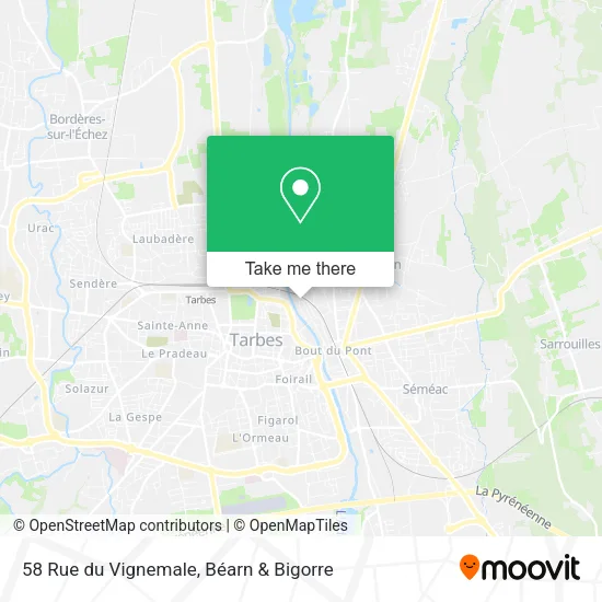 58 Rue du Vignemale map