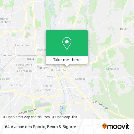 64 Avenue des Sports map