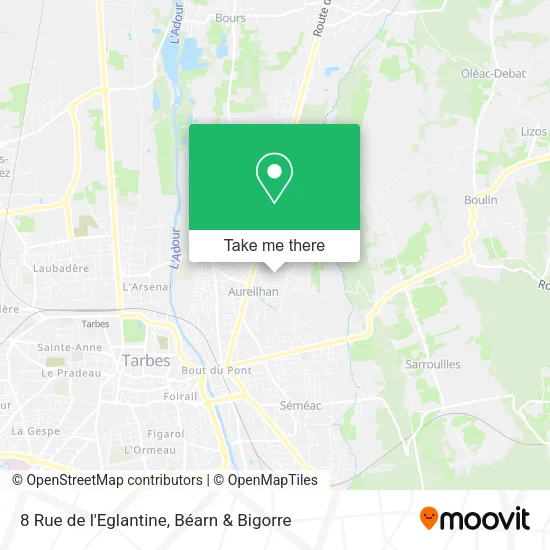 8 Rue de l'Eglantine map