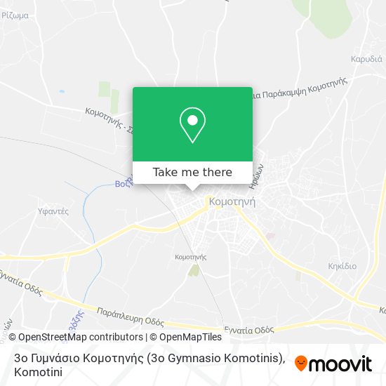 3ο Γυμνάσιο Κομοτηνής (3o Gymnasio Komotinis) map