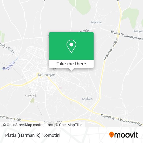 Platia (Harmanlık) map