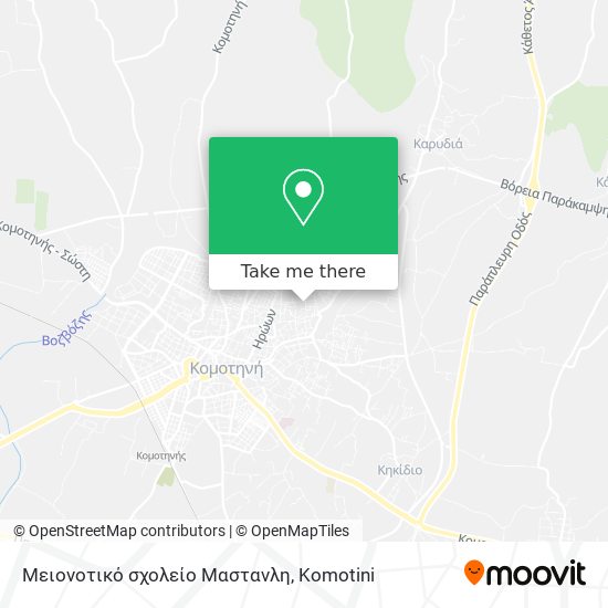 Μειονοτικό σχολείο Μαστανλη map