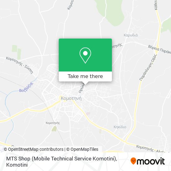 MTS Shop (Mobile Technical Service Komotini) map